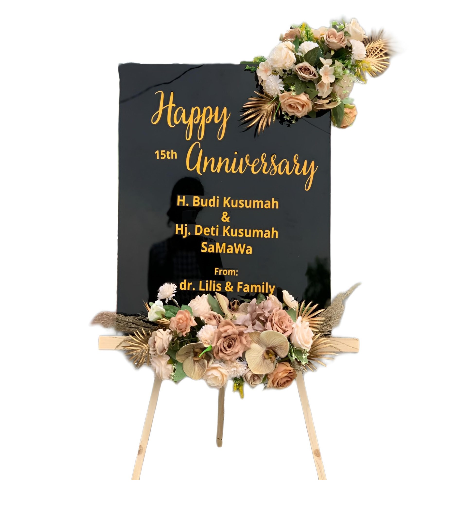 Papan Bunga Akrilik Banyuwangi